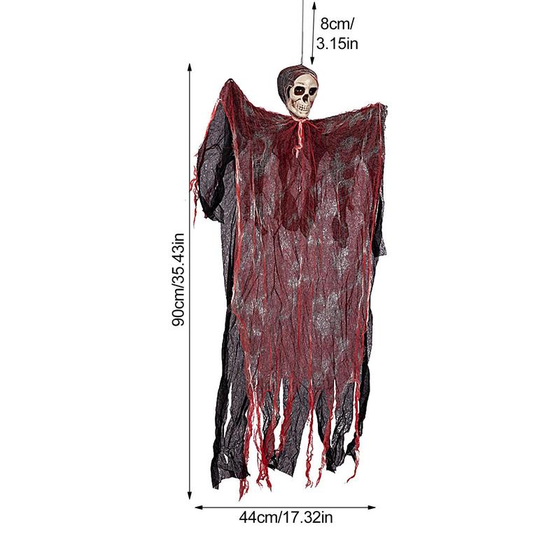 Halloween Skeleton Hanging Ghost Creepy Garden Decoration Hanging Ghost Haunted House Secret Room Bar Props