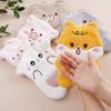 Cute Animal Patterneds Children Hand Towels Microfiber Absorbent Quick Drying Hanging Washcloths