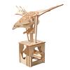 Three-Dimensional New Hand-Cranked Eagle Educational Toys Mechanical Rotation Crafts Handmade Diy Puzzle Creative Children'S Toy