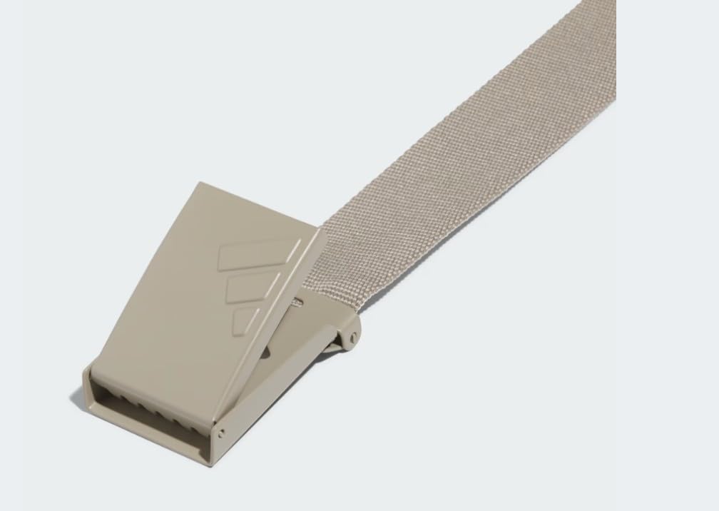Adidas Golf Reversible Webbing Golf Putty OSFM Men's Belt, Beige/Alumina,