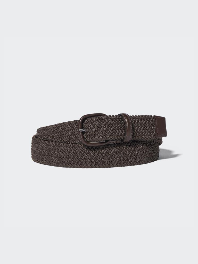 Uniqlo Japan Leather Combination Mesh Belt