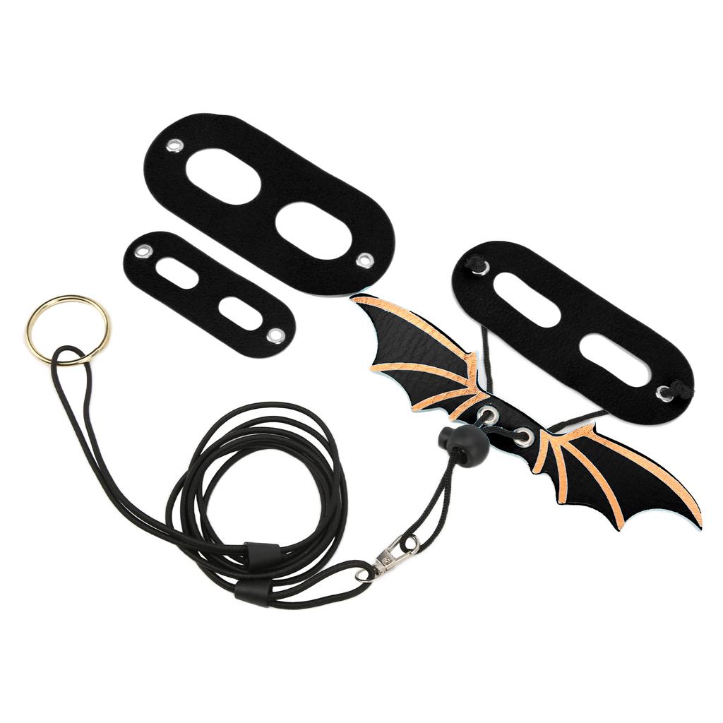 Adjustable Lizard Leash Bearded Dragon Harness Soft for Reptiles Small Pet AnimalsBlack