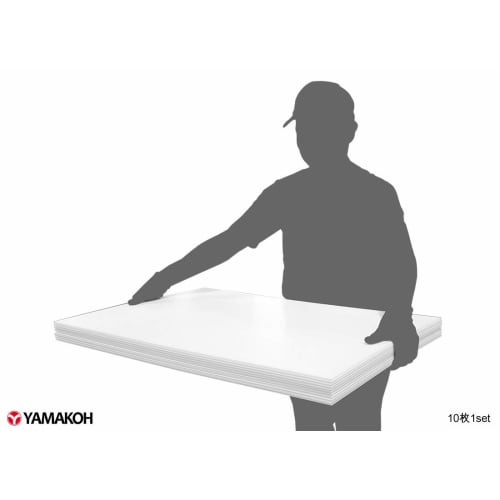 Yamako Pladan Sheets, 615 x 860mm, 5mm Thick, 10 Sheets (White)