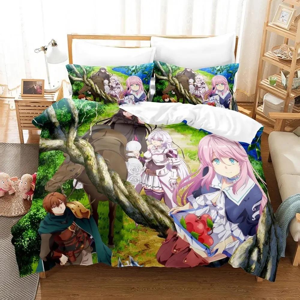 Comforter Anime Redo Of Healer Bedding Set Bed Set Comforter King Queen Size Boys Adult Bedding Set