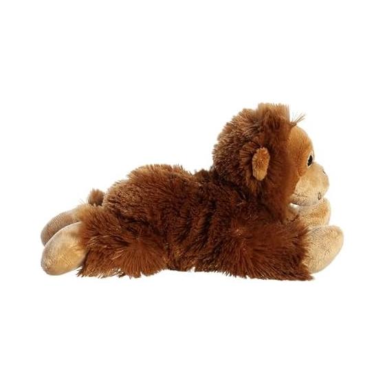AURORA Nature Kids Orangutan Plush Stuffed Animal, Floppy, Brown, Cute, Beanbag Pellets