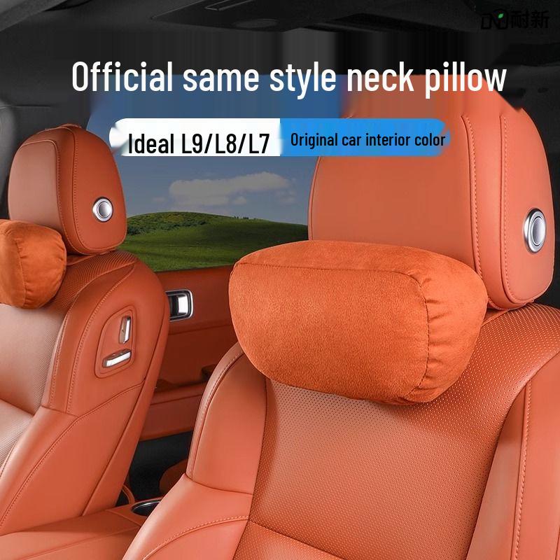 Ideal L9/L8/L7 Auxiliary Soft Pillow: Comfortable Car Headrest, Neck, and Back Support