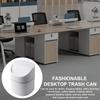 Mini-Abfalleimer Mülleimer Desktop-Abfallkorb Nordischer Stil Kleinkram Eimer Box Abnehmbarer Deckel Haushaltsaufbewahrungszubehör