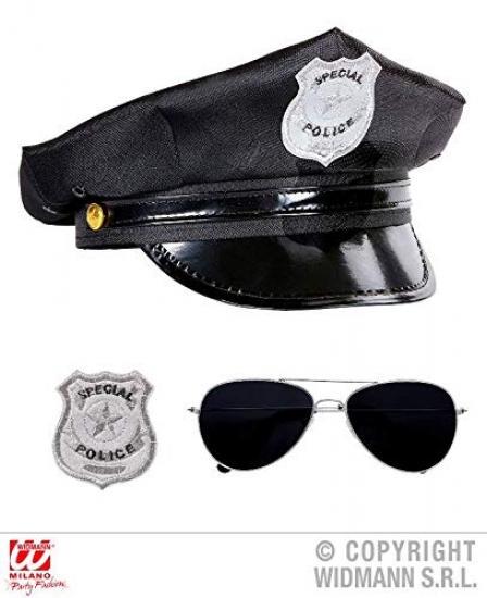 Déguisement - WIDMANN - Costume de policier - Multicolore - Polyester