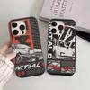 Racing Anime Initial D For IPhone 16 15 11 12 13 14 17 Pro Max PLUS Pro Soft Corrugated Silicone Back Phone Case