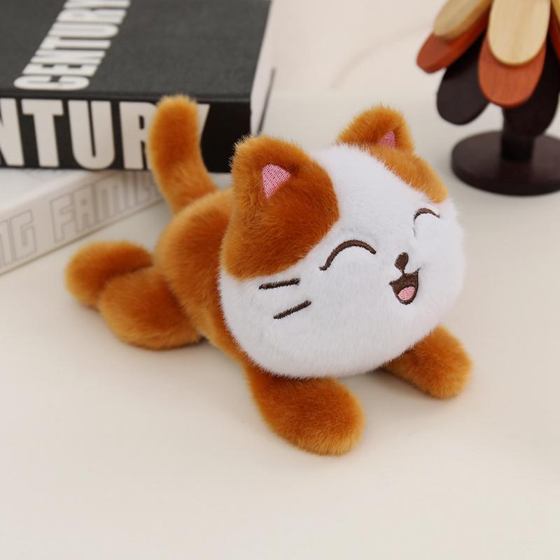 1Pc 102040Cm Kawaii Happy Cat Plush Toys Cute Kitten Dolls Stuffed Soft Animal Cat Pillow Keychain Pendant