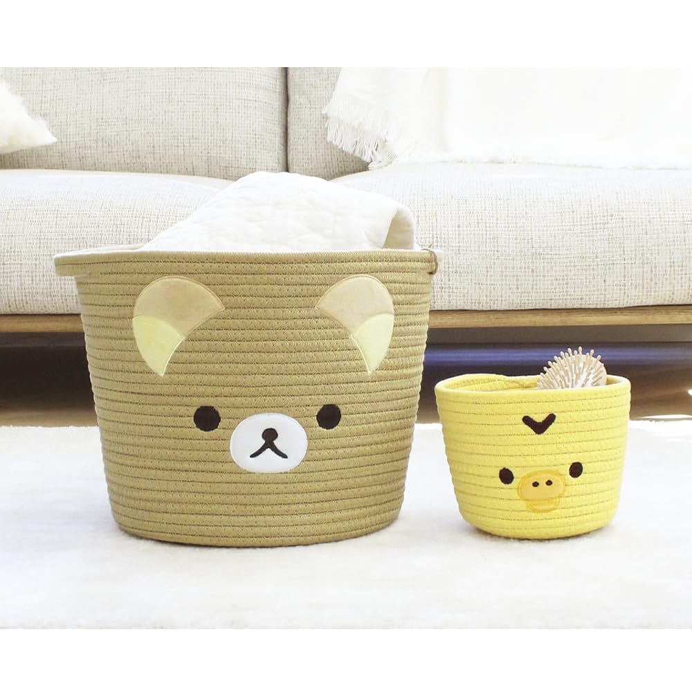 Tees Factory Rilakkuma Kiiroitori Rope H135 x W180 x Basket, D180mm, RK-5545269KT