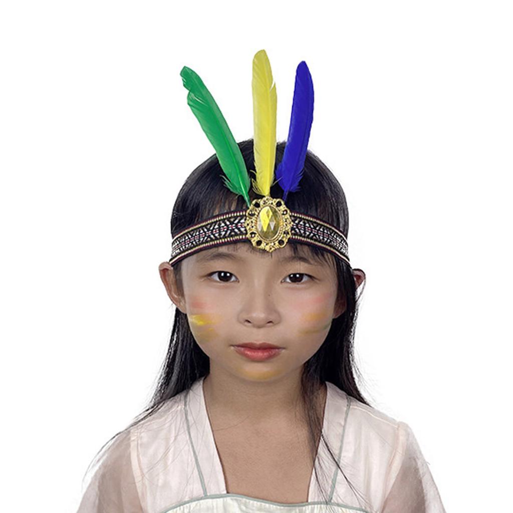 Feather Headband Fashion Hairband Costume Accessories For Trendy Women Who Love Bohemian Styles At Various Event