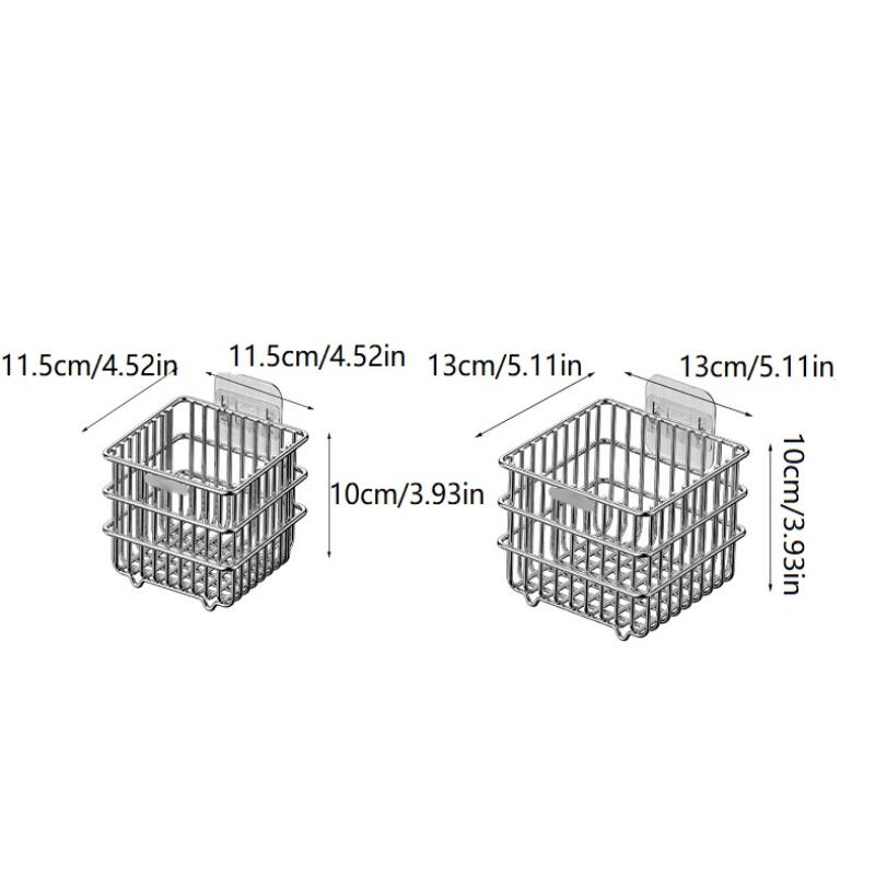 Onion Ginger Garlic Kitchen Shelf Wall Hanging Condiments Spice Vegetable Fruit Storage Rack Wall Drain Basket Punch-Free