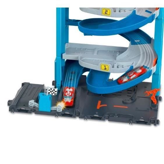 Jouet - Hot Wheels - Tor City Racing Tower - Blanc - 4 Ans Et Plus - Intérieur