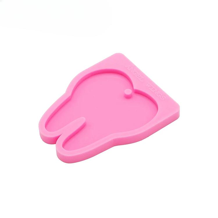 UV Resin Silicone Tooth Mold Epoxy Resin Molds for DIY Keychain Jewelry Making Tools Shining Resin Moldes