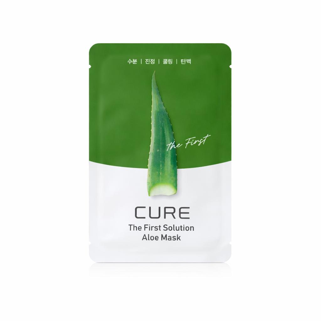 KIMJEONGMOONALOE CURE The First Solution Aloe Mask Hydrating & Soothing Sheet Mask 10 Sheets x2