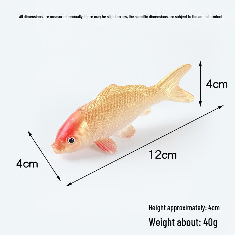 

ПВХ Брелок Рыбка Кои: Украшение для аквариума в виде модели золотой рыбки