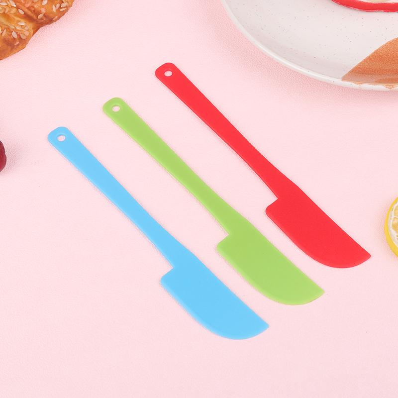 1Pc Pp Mini Plastic Cream Baking Scraper Non Stick Butter Spatula Cutter Heat Resistant Kitchen Pastry Tools Scraper