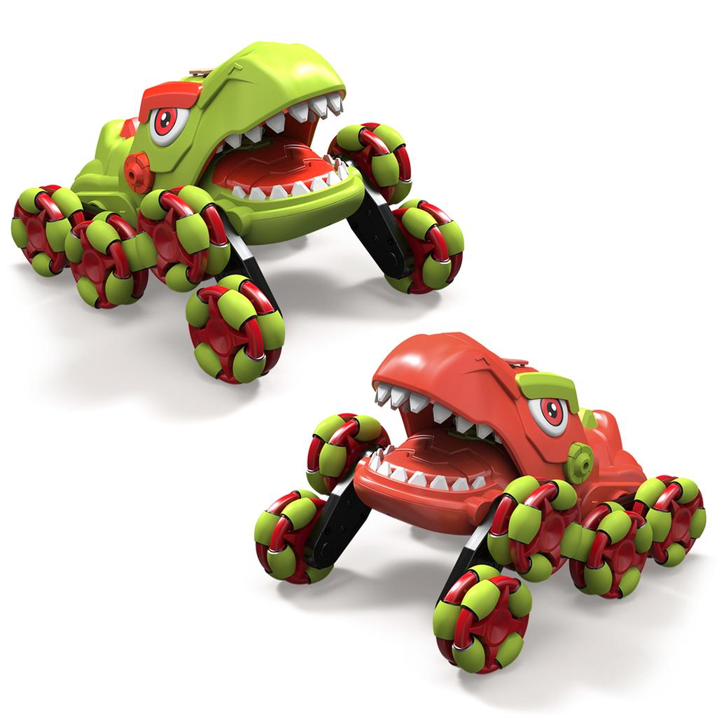 Remote Control Stunt Car, 2.4Ghz 360° Rotating Electric Car Toys with Lights, Sound and Spray Functi