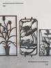Wrought Iron & Cast Iron Floral Gate with Zinc Steel Guardrail & Metal Archway Accessories