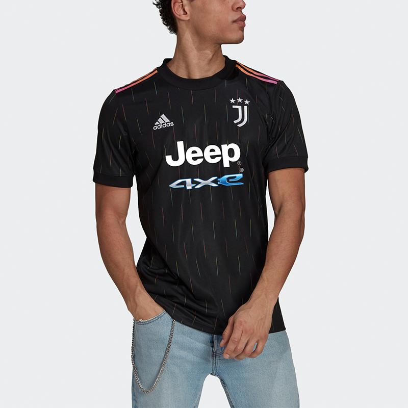 adidas Men's Black Juventus 2021/22 Away Jersey GS1438