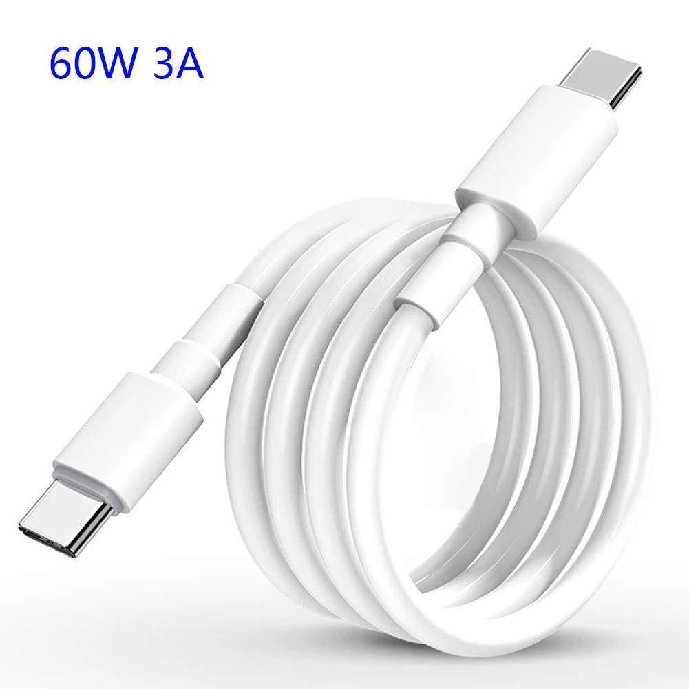 USB C 60W 100w PD Cable USB C To USB C for MacBook Air, Mac Book Pro, Type C Cord for New iPad Pro 12.9/11, Air 4/5, Mini 6