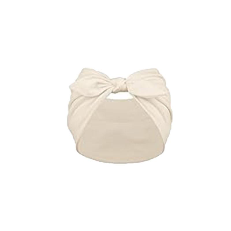 Knotted Rabbit Solid Color Elastic Ear Bow Headband Yoga Sports Headband Sweat-absorbent Antiperspirant Elastic Headdress
