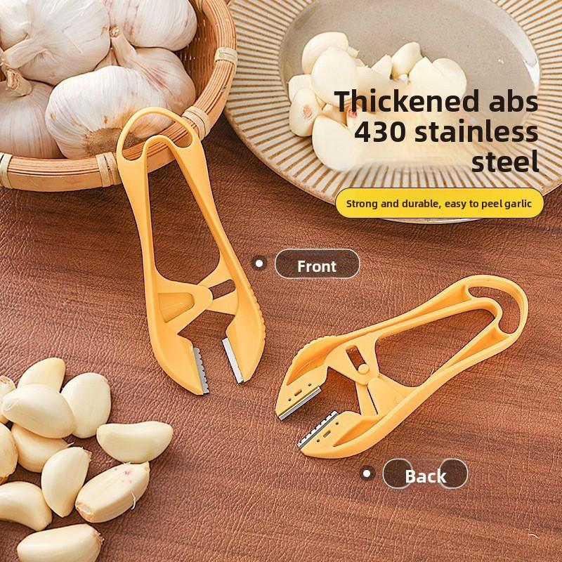 1PCS Garlic Skin Remover Clips Stainless Steel Vegetable Peeling Tool Garlic Peeling Tweezers Tongs Kitchen Gadgets