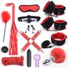 G-Punkt-Dildo-Vibrator Analplug Bondage Set Sexspielzeug für Frauen Peitsche Handschellen für Sex BDSM Exotische Spiele für Erwachsene