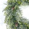 Mock Eucalyptus Pine Wreath Decorations for Christmas Holiday Doors Hang Large Garland Door Ornaments for Parties
