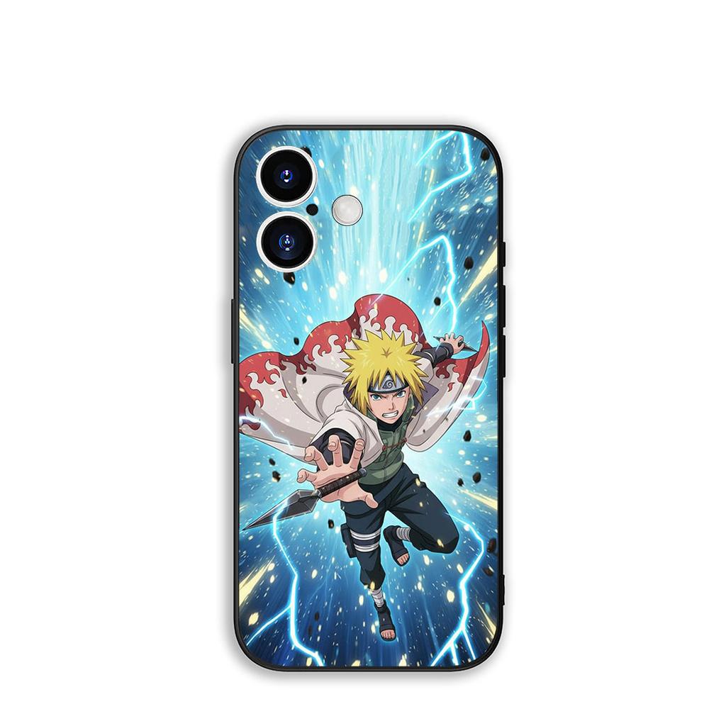 Phone Cover Anime Namikaze Minato Narutos Casing for Apple iPhone 16 15 14 Plus 13 12 Mini 17 Pro Max + ProMax 16E Air 15+ Case