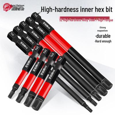 Extended S2 Hex Socket Driver Bits Set for Electric and Pneumatic Screwdrivers
