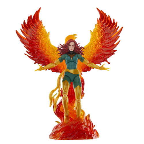 Hasbro Marvel Legends Series Jean Grey with Phoenix Force Display, Deluxe X-Men Comics Collectible 15cm Action Figure F9134 Authentic