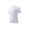 Plain Round Neck Quick-Dry T-Shirt Men Tops White 952325103-1