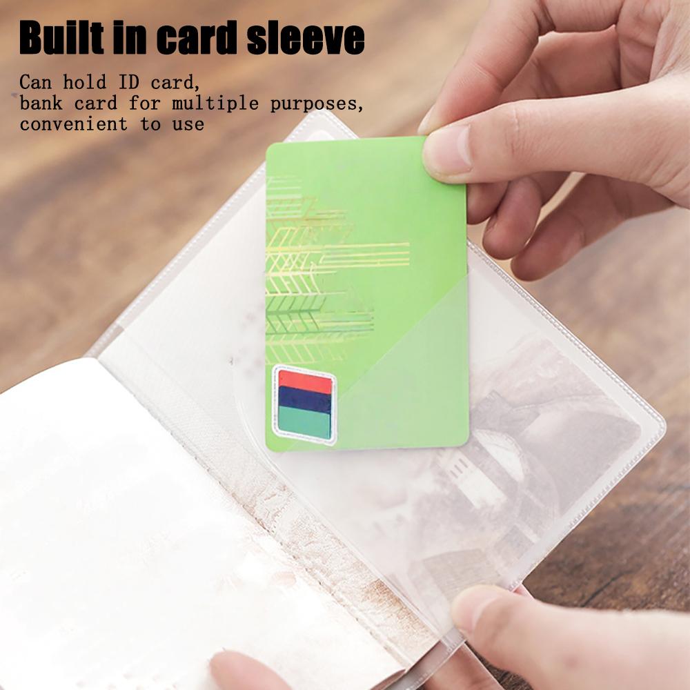 Multi functional passport cover, frosted transparent passport document cover, perfect for travel and outdoor commuting.zwq