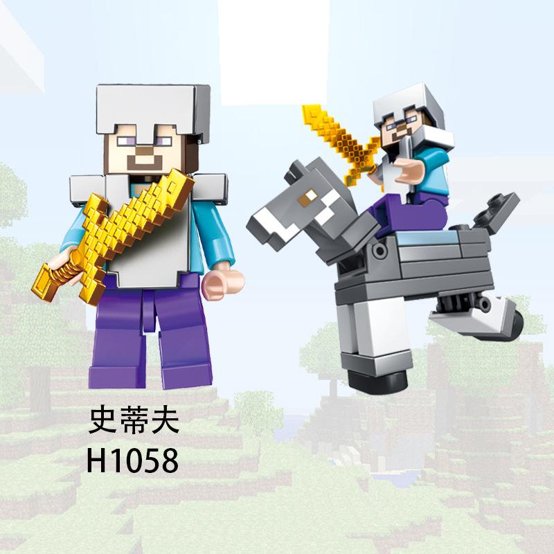 Minecraft Dream Postava Steve Stavebnice Minifigurka Entita 303 Dětská Hračka Dárek