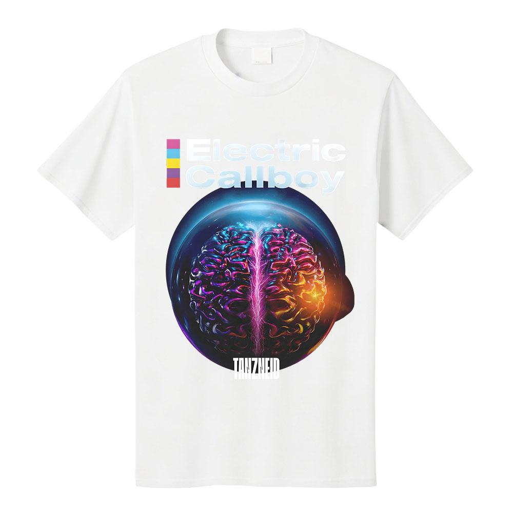 Tanzneid Album Cover Shirt ELECTRIC CALLBOY Band Design Tshirt Unisex Streetwear Cotton Loose Women Unisex Tshirts Graphic Merch S