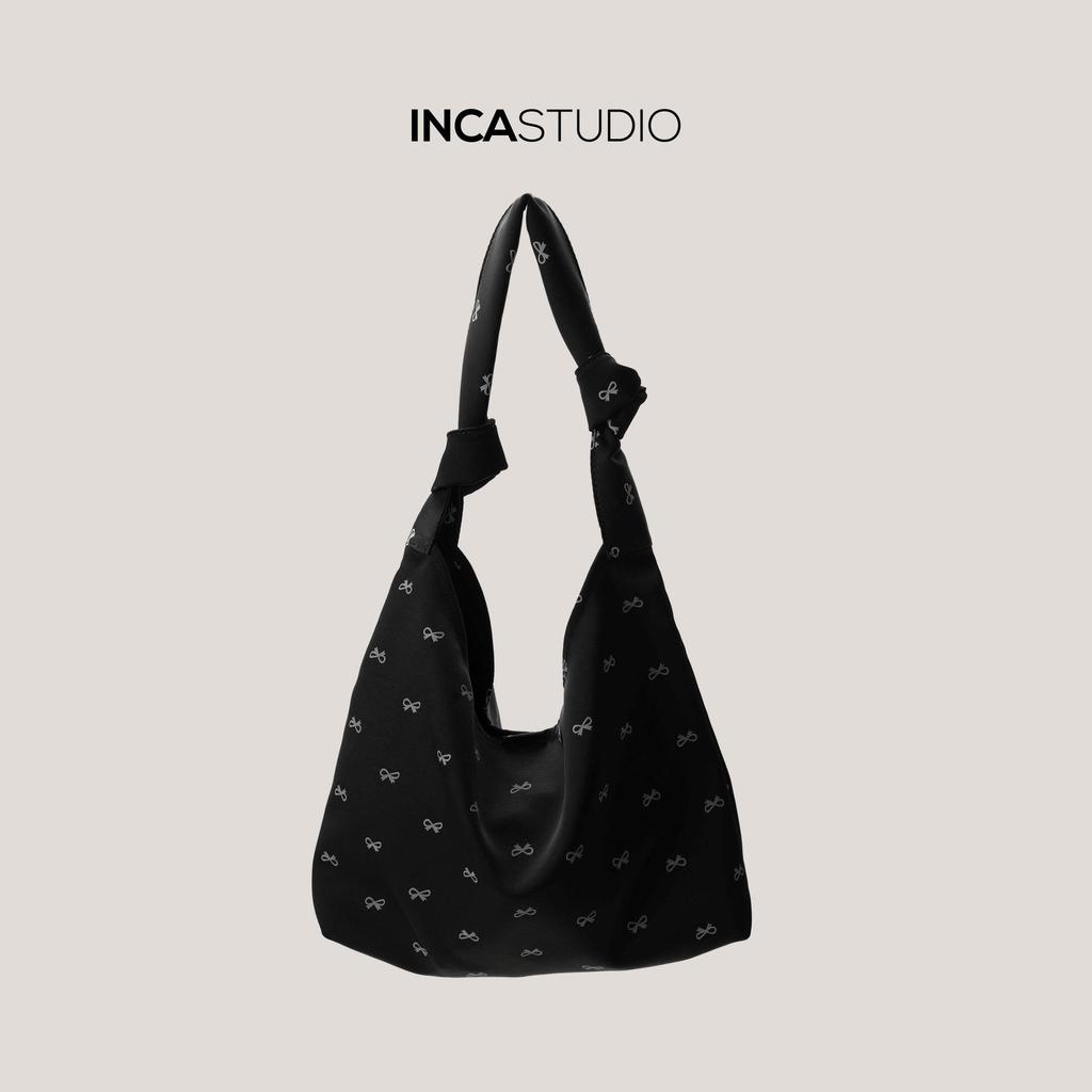 Niche Design Women's Bow Canvas Foldable Tote - 2024 Fashion