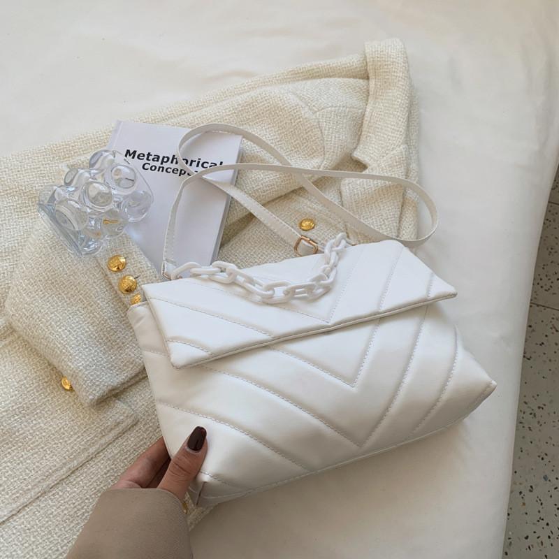 Urban Chic Pu Quilted Shoulder Bag For Women 2022 Summer Trendy Small Box Bag StyleD