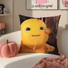 Chubby Cute Chinese Character NNailong Cushion Cover Pillowcase Short Plush Invisible zipper Room Sofa Cushion Cover