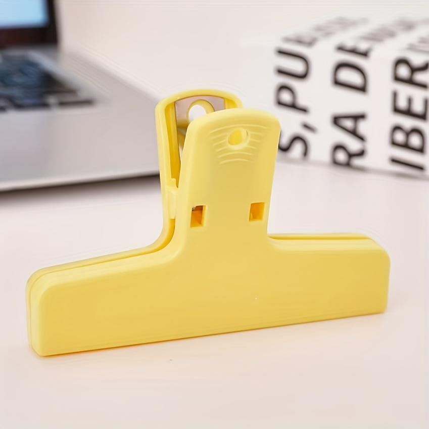 

1 шт. Пастельного цвета зажим для документов с длинным хвостом - с гладкой захватывающей кромкой для офиса, школы, дома - органайзер для квитанций, заметок, бумаг