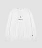 VIBRATE Cross Basic Logo Sweat Shirt (White)