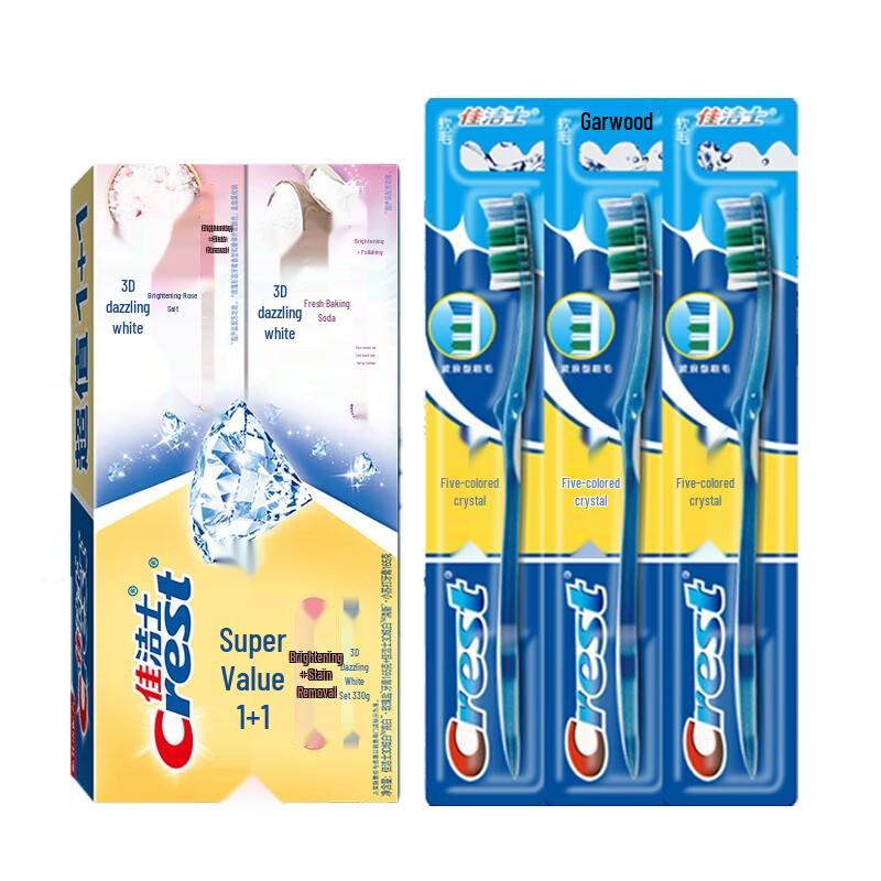 

Crest 3D White Rose Salt & Baking Soda Toothpaste