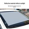 Automatic Retractable Car Windshield Sunshade Curtain - Heat Insulation & Sun Protection Roller Blind