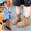 2025 Kids' Non-Slip Cartoon Boots: Stylish Autumn/Winter Leather for Boys & Girls