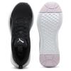 Puma Zapatillas de Running Unisex Flyer Lite Punta Redonda Cordones Amortiguación Antideslizantes Ligeras Caña Baja Zapatilla Negro Morado 378774-13