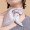 Avvina Pelle Long Twilly Silk Scarf   Dove