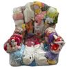 Transparent Children Plush Toys Storage Chair Cover Bean Bag With Zipper Waterproof Capacity Large Doll Storage Bags