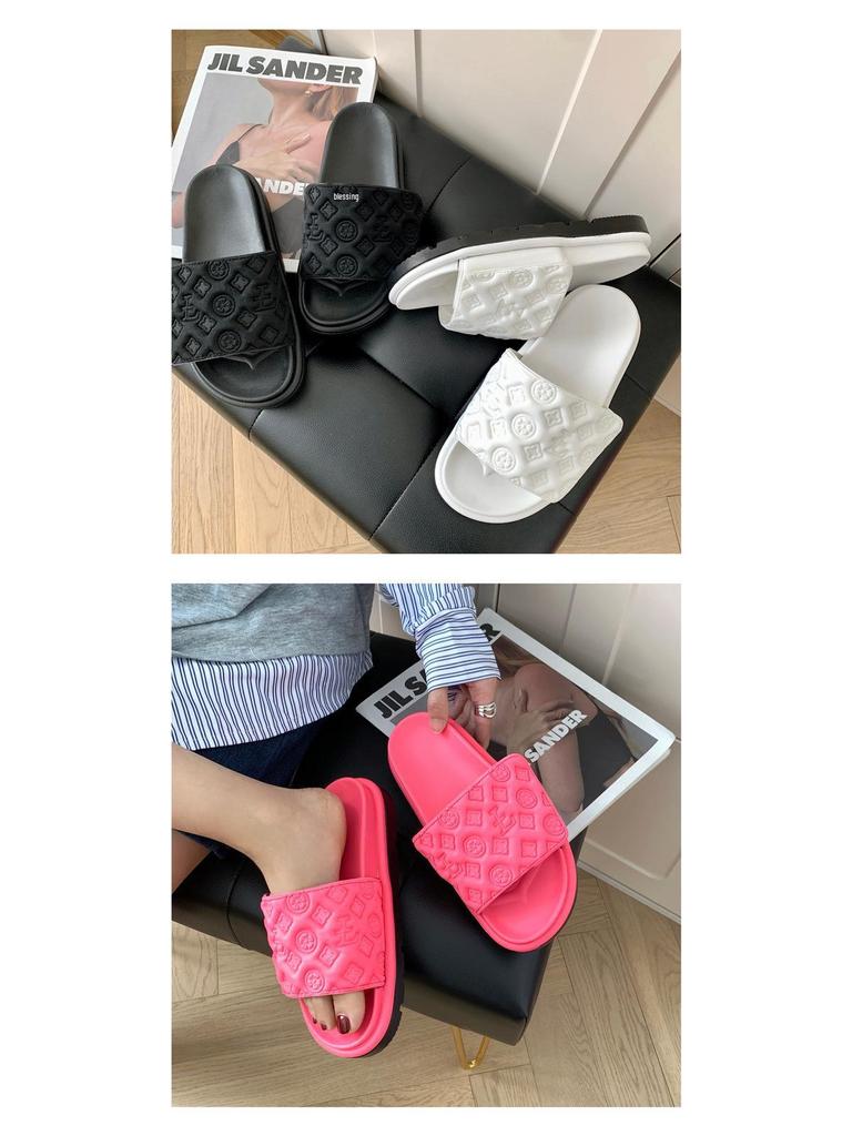 Women's 2024 Summer Velcro Platform Sandals: Thick-Soled, Soft, Non-Slip, All-Match Outdoor Niche Style