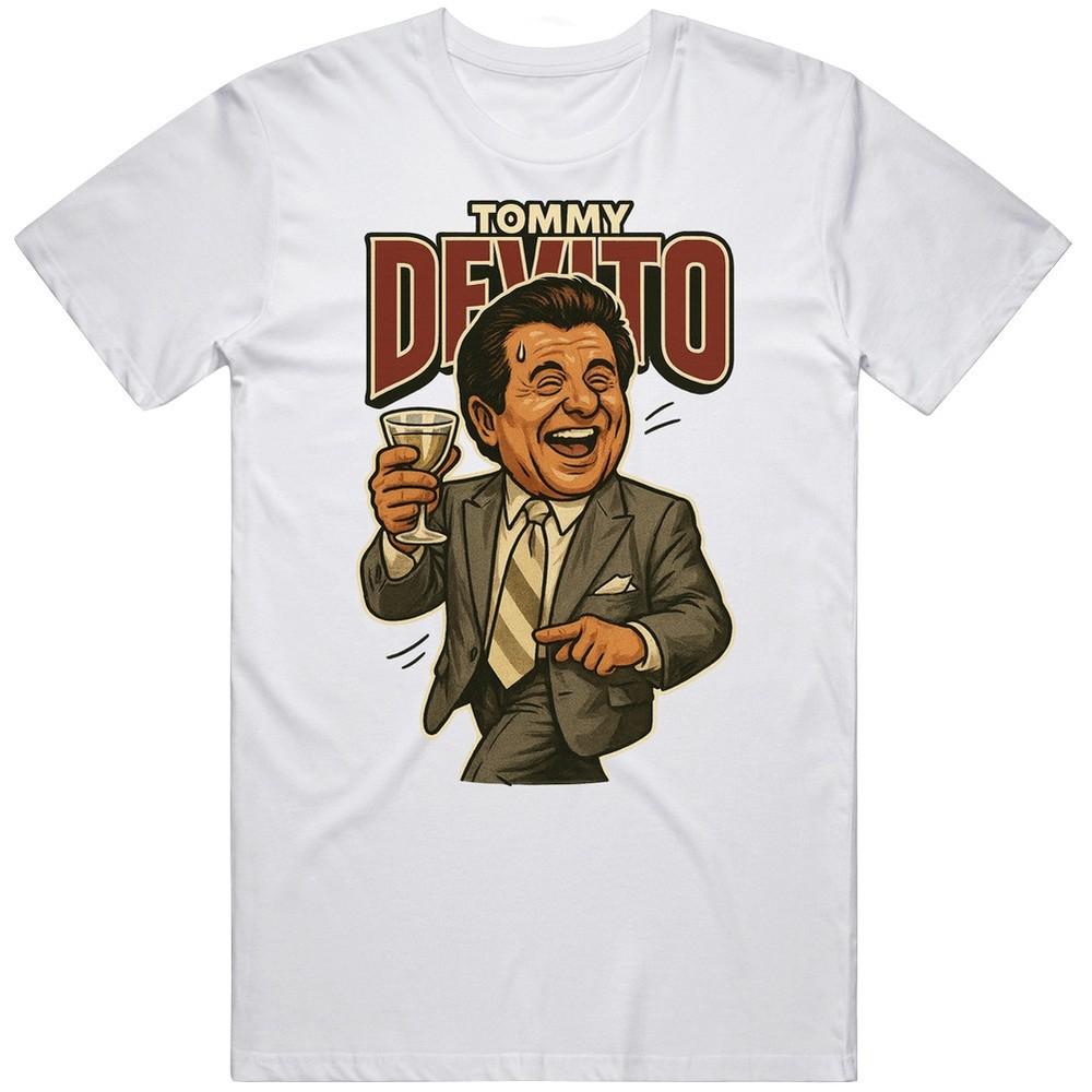 

Classic Cult Movie Goodfellas Tommy Devito Caricature Movie Fan T Shirt 4XL